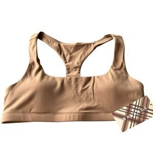 Balance Athletica Vitality Women’s M Core Bra‎ Maple Brown Padded Sports Bra New